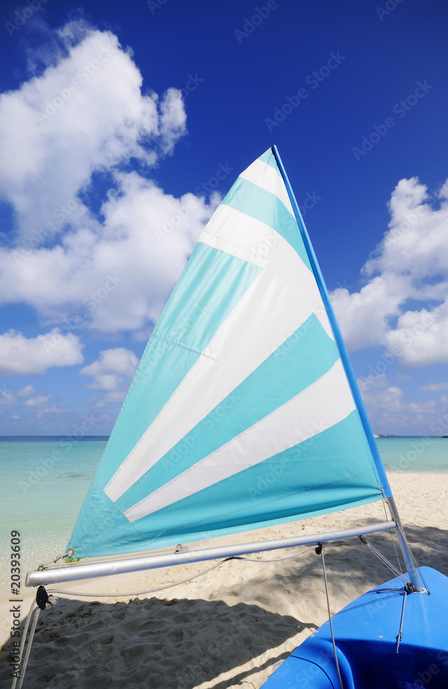 Obraz premium boat at sea