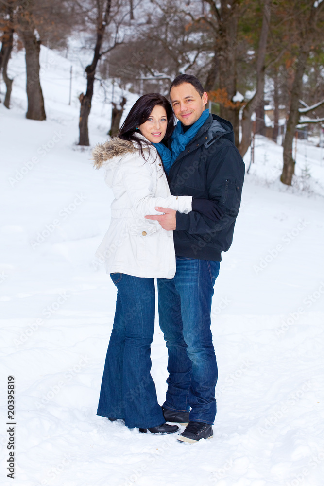 Young happy smiling couple Young happy smiling couple