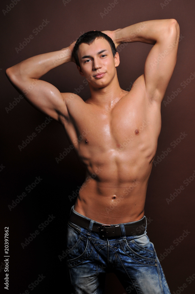 Muscled model Muscled model