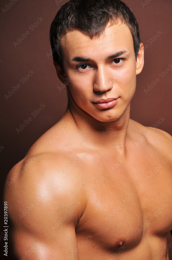 Muscled model Muscled model