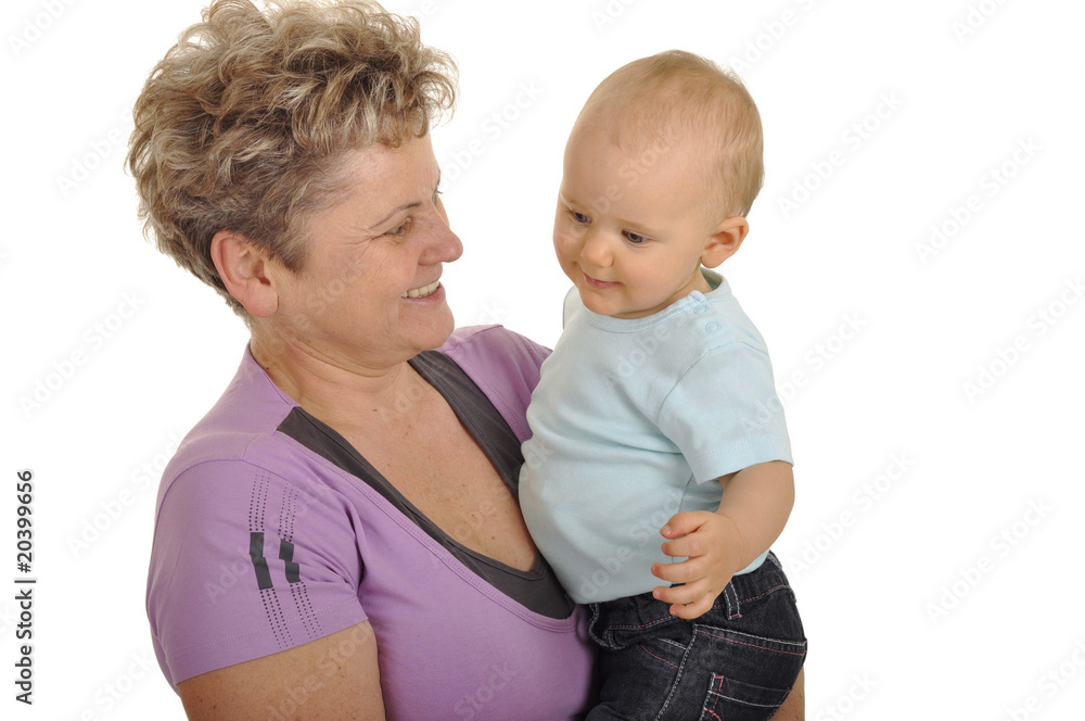 baby with grandma baby with grandma