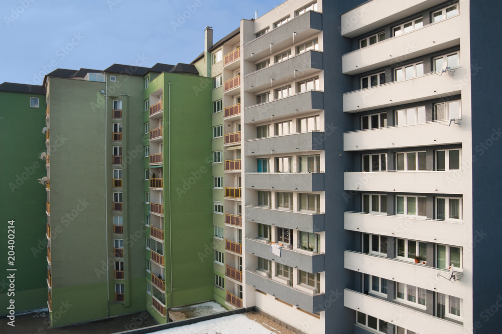 Fototapeta premium residential buildings