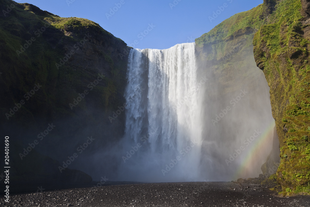Fototapeta premium Skogafoss Waterfall In Iceland