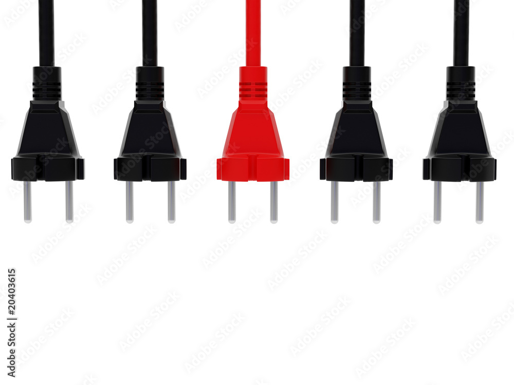 Naklejka premium Power Plug