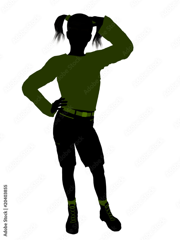Teenager Illustration Silhouette Teenager Illustration Silhouette