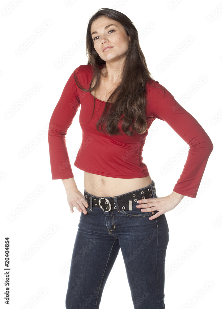 pose jeune femme présentation attente pose jeune femme présentation attente