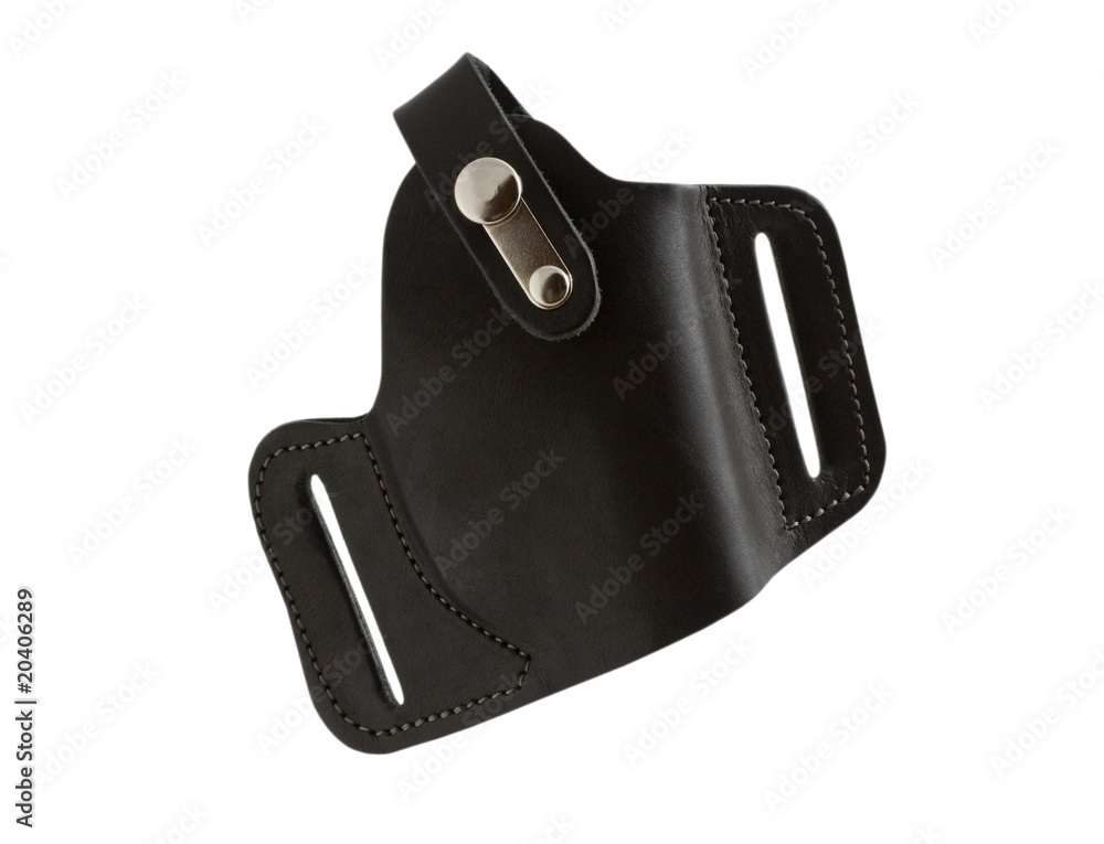 Holster for carrying a pistol. Holster for carrying a pistol.