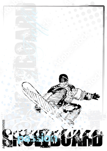 snowboarding background