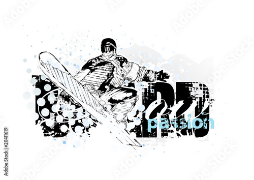 snowboarding