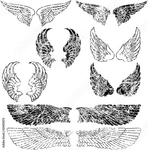 Grunge Angel Wings
