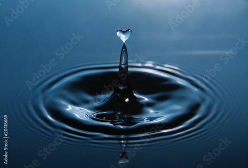 Heart Shaped Water Drop