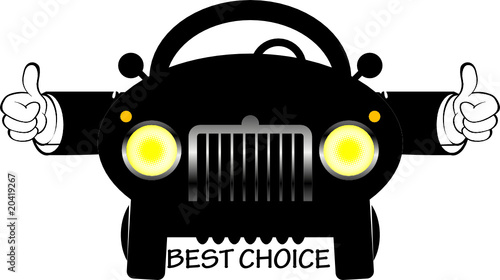 Cartoon car