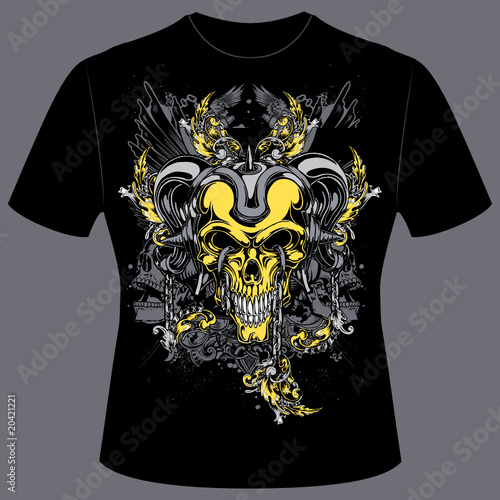 T-Shirt Print Skull