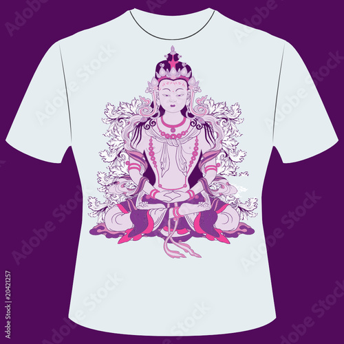 T-Shirt Print Buddha