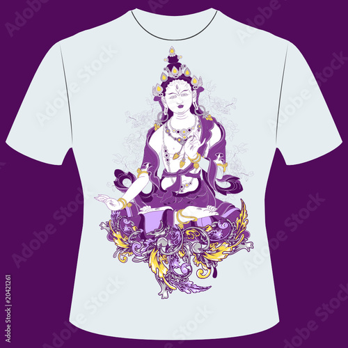 T-Shirt Print Buddha