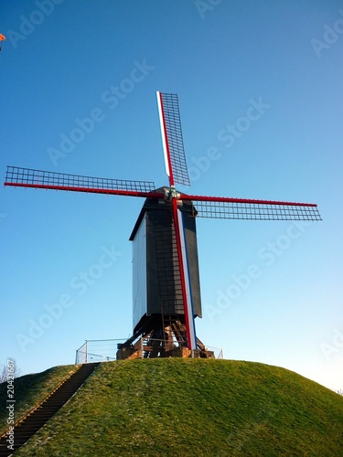 St John`s Windmill, Bruges Belgium