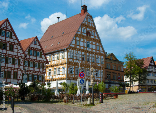Central square in Stuttgart - Leonberg, Baden Wurttemberg