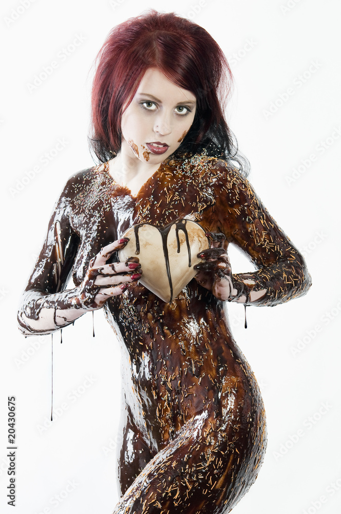 Naklejka premium dripping heart