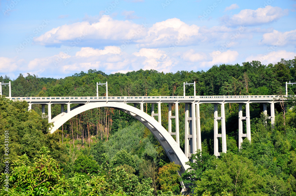 Concrete bridge in the South Bohemian Concrete bridge in the South Bohemian