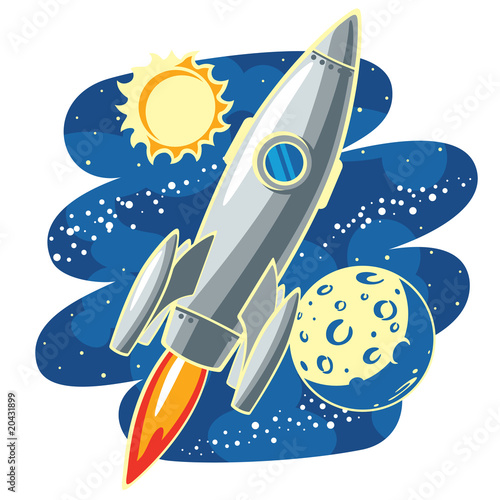 Rocket in Space