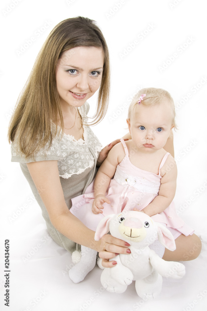 Mother and daughter.