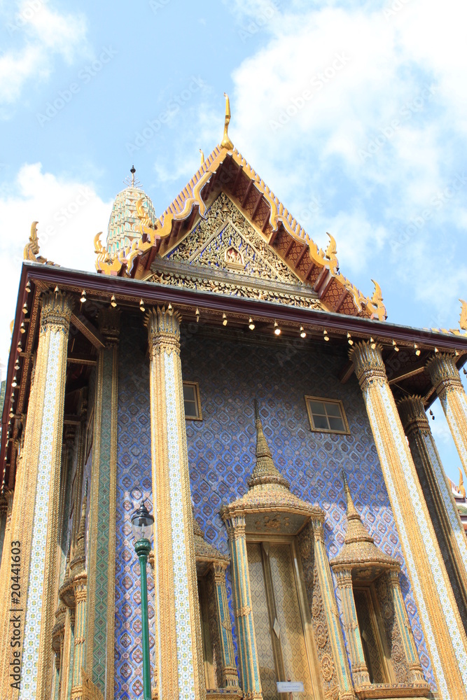 タイ　エメラルド寺院　プラ・モンドップ（タイ様式の塔堂）