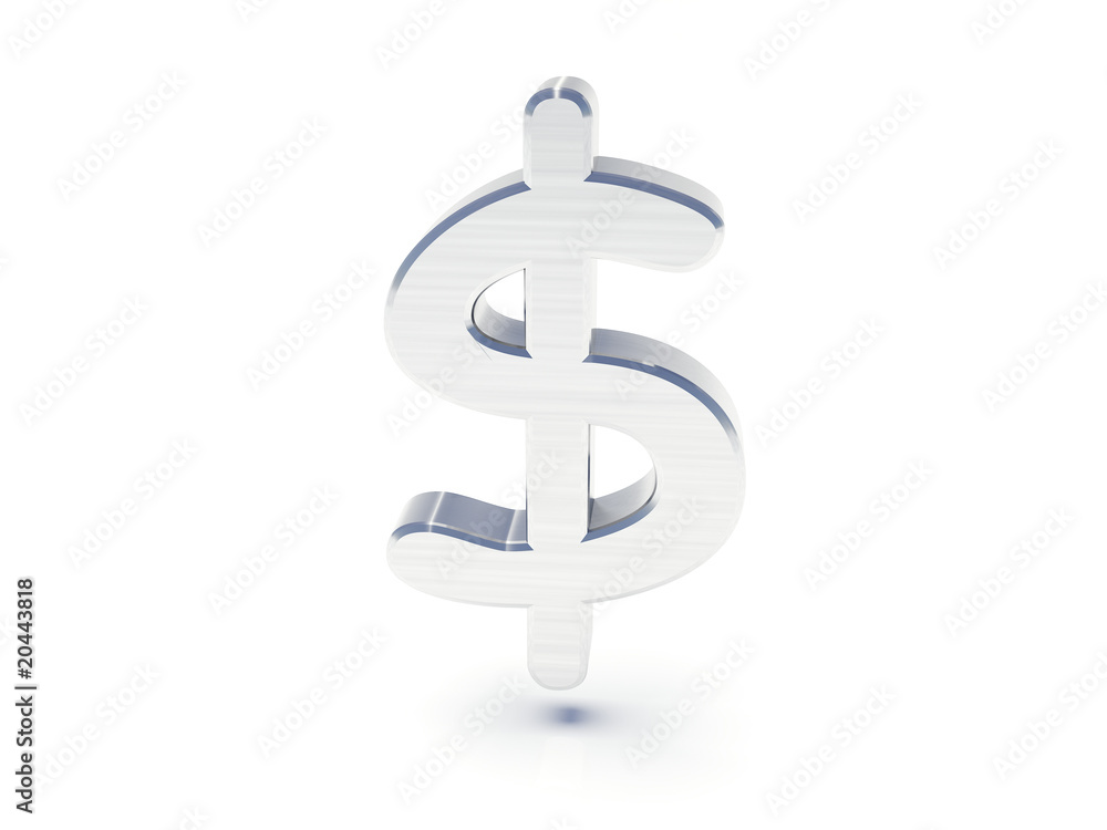 Silver dollar $ sign Silver dollar $ sign