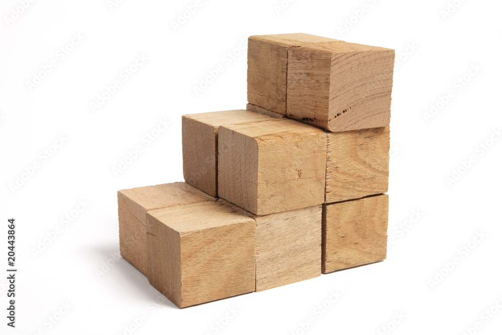 Stacks of Wooden Blocks Stacks of Wooden Blocks