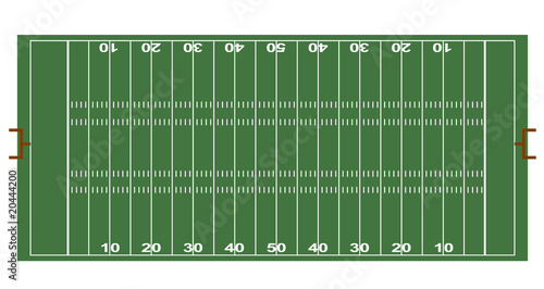 American Football Spielfeld vektor