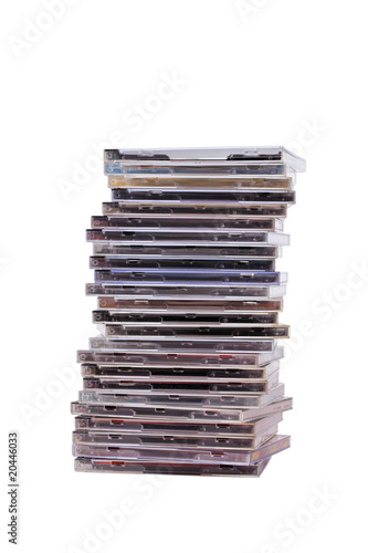 Canvastavla pile of cd