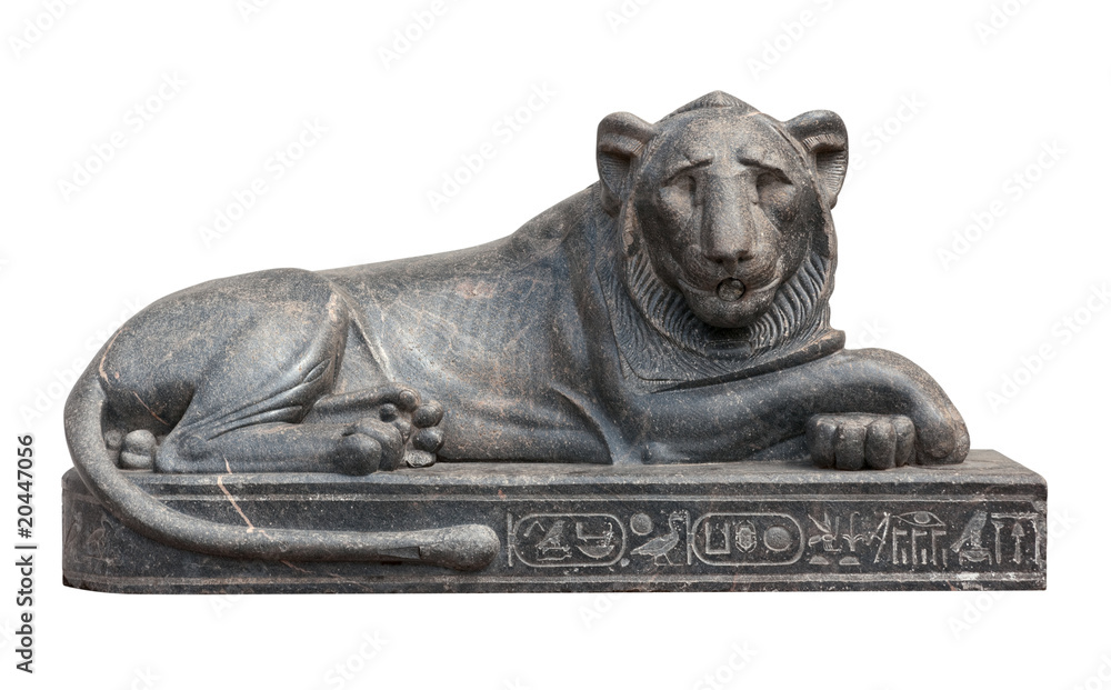 Basalt lion sculpture from courtyard of Vatican Museum