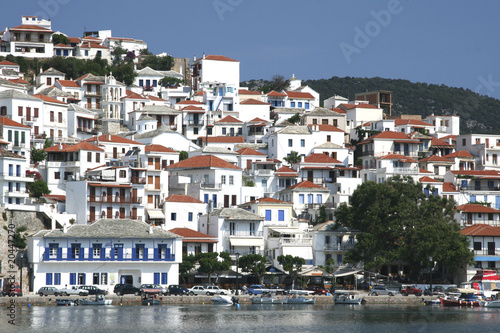 Skopelos Town one of the Sporades islands in the Aegean Sea © gb27photo