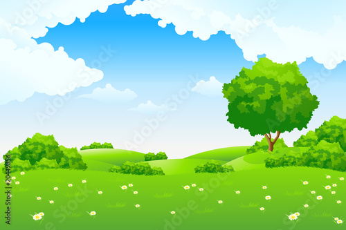 Green landscape