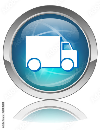 Bouton Web LIVRAISON (Express Domicile Gratuite Service Camion)