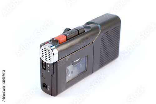 Canvastavla dictaphone