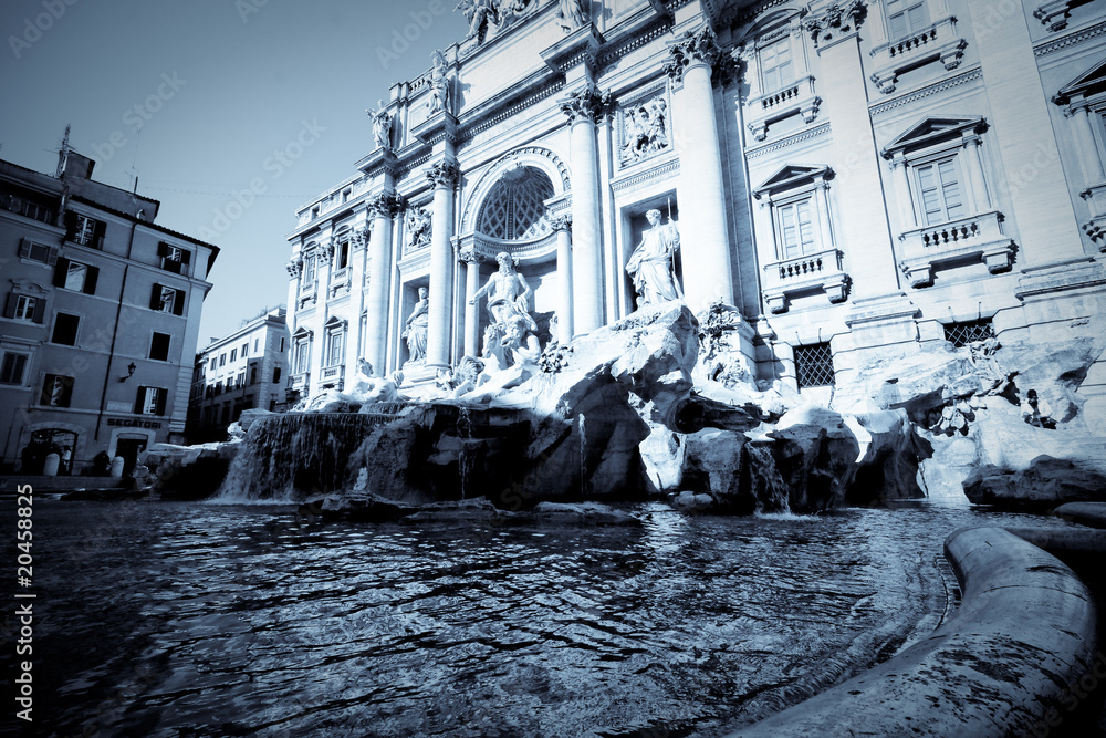 Naklejka premium Fontaine de trévise Rome