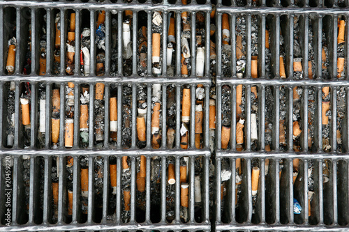 Quadro em tela Cigarette butts