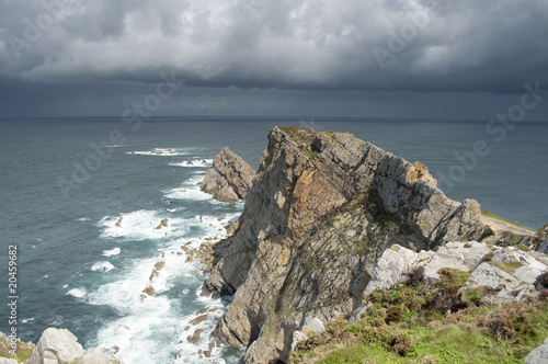 Paisaje en el Cabo de Pe  as  Asturias .