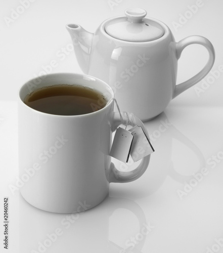 mug and tea pot