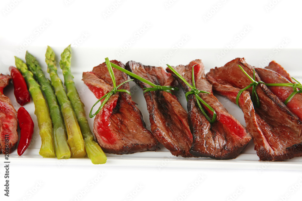 beef and asparagus
