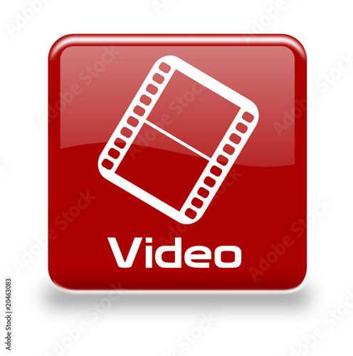 Button Video red