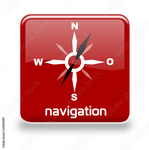 Button Navigation red