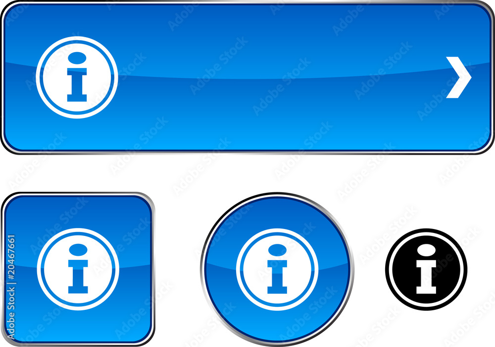 Info button set. Info button set.