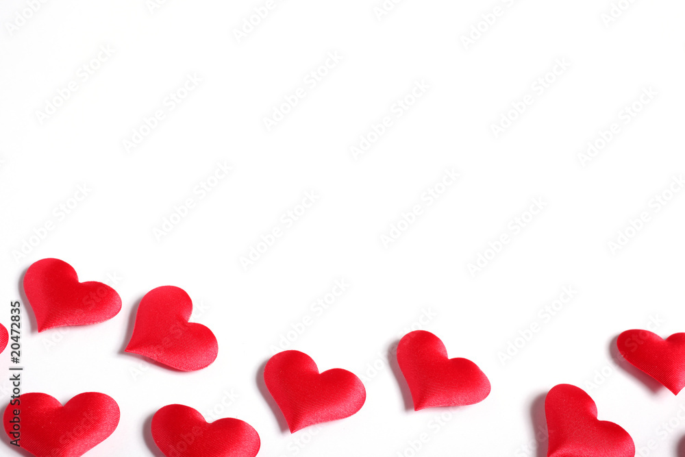 cuori su fondo bianco cuori su fondo bianco