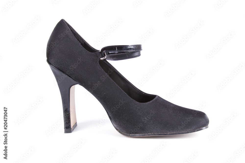 Fototapeta premium Black woman shoes