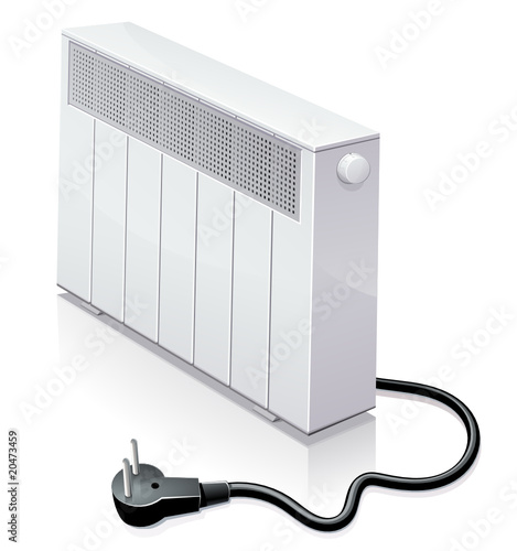 Radiateur électrique (reflet)