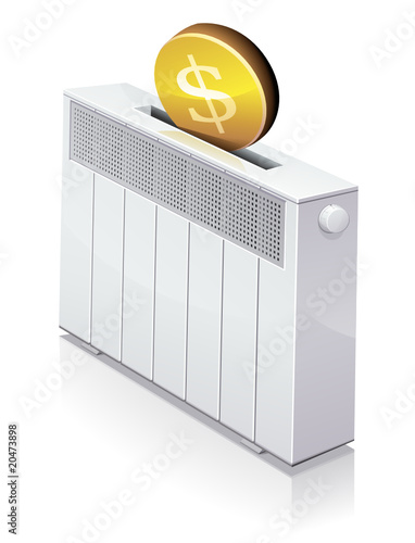 Investing dollars in a radiator