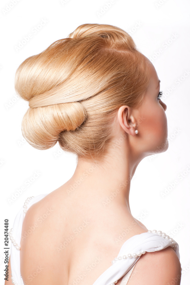 beautiful woman on white beautiful woman on white