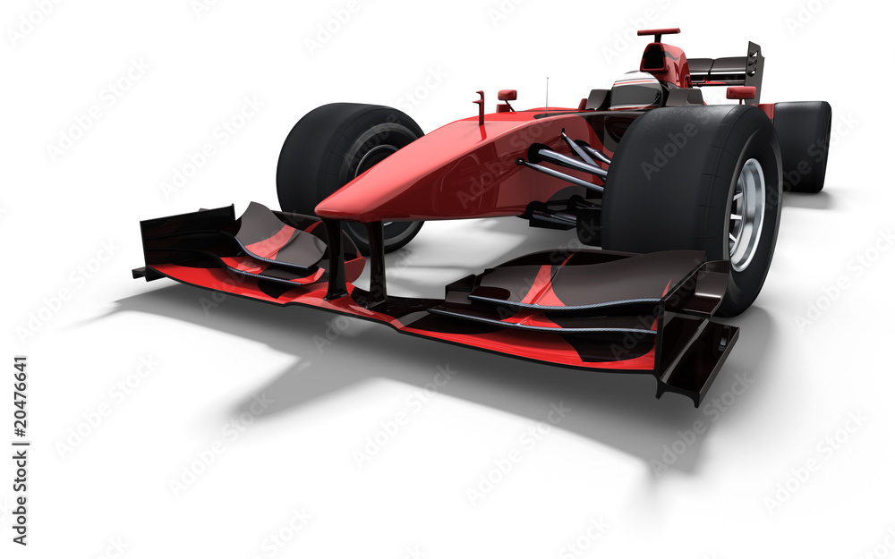 race car - red and black race car - red and black