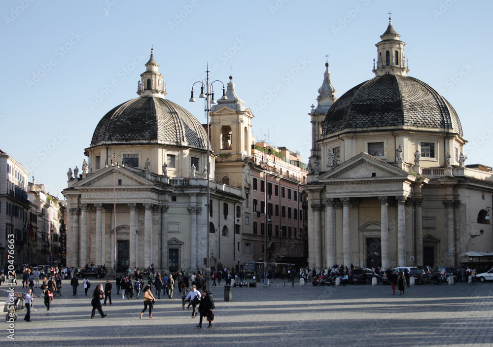 Zwillingskirchen in Rom